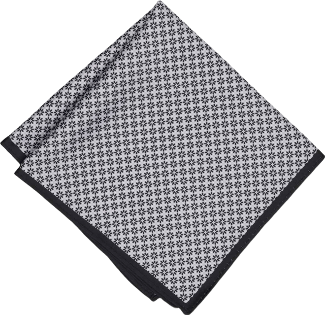 Men's Wells Geometric Pattern Pocket Square, Macy's Exclusive