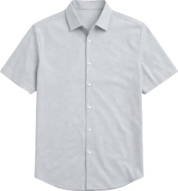 Men's Office-Leisure Short-Sleeve Oxford Shirt