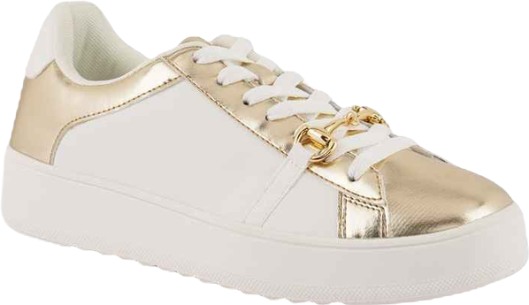 Women Nemo Contrasting Metallic Faux Leather Sneakers