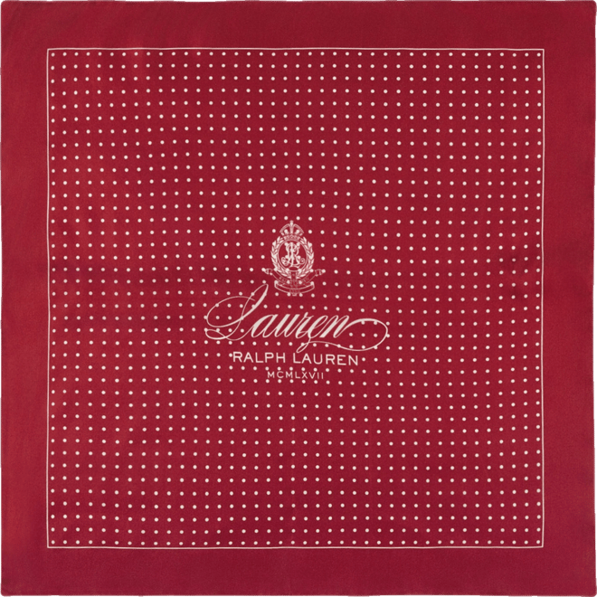 Logo Small Square Cruise Square Scarf