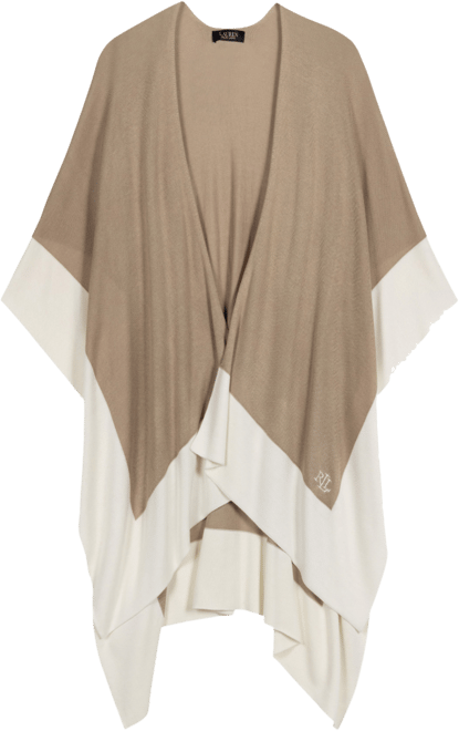 Tissue Weight Ruana Wrap