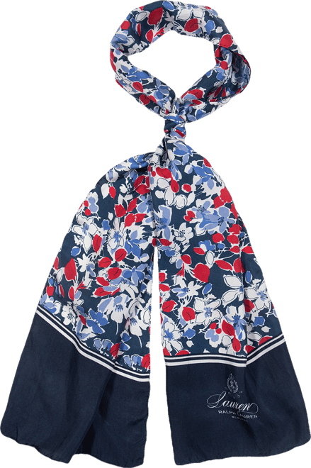 Floral Small Oblong Scarf