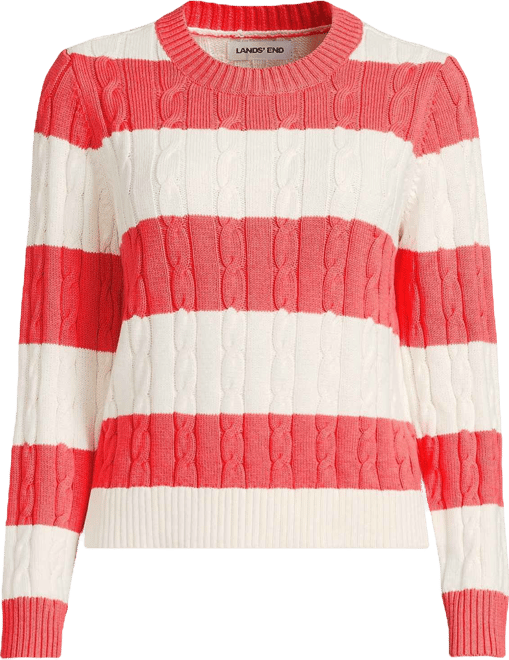 Women's Drifter Classic Cable Crew Neck Sweater