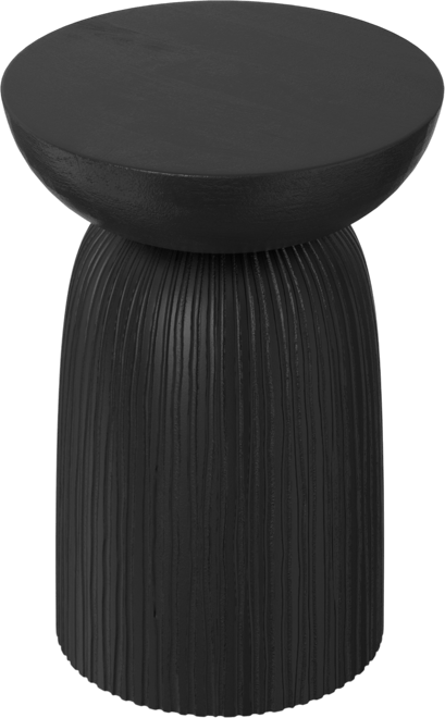 Boyd 13" Mango Wood Solid Line Accent Table