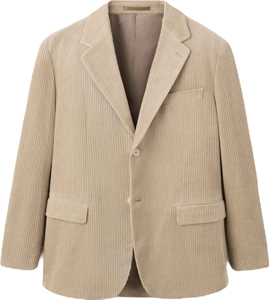 Men's Slim Fit Corduroy Blazer