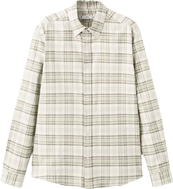 Men's Regular-Fit Check Flannel Shirt