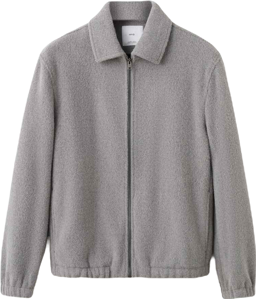 Men's Textured Zip Sweatshirt