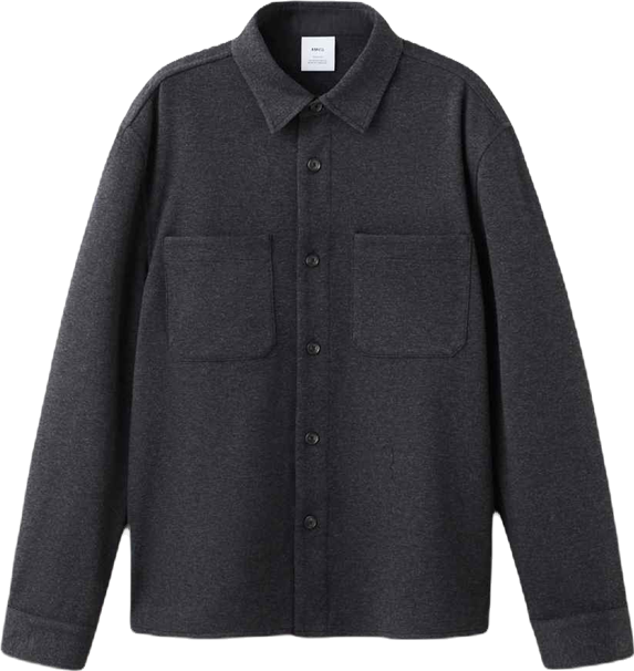 Men's Pockets Flannel Overshirt