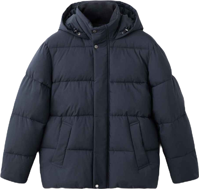 Men's Short Water-Repellent Puffer Jacket