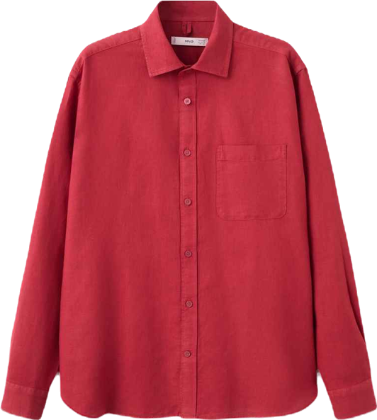 Men's Pocket Linen Shirt