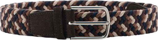 Men's Braided Elastic Colored Belt