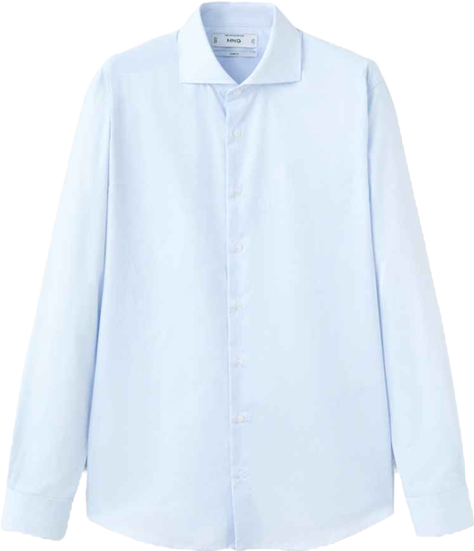 Men's Slim Fit Thousand Striped Dress Shirt