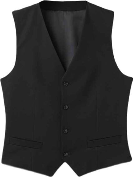 Men's Super Slim-Fit Stretch-Fabric Suit Vest
