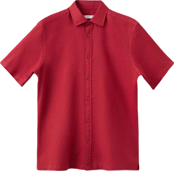 Men's Short Sleeved Cotton Shirt
