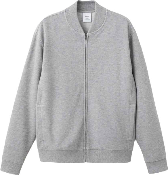 Men's Bomber Zip Hoodie