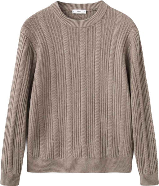 Men's Structured Knitted Sweater