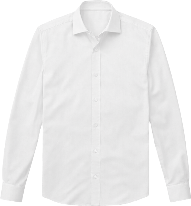 Men's Slim-Fit Cotton Dress Shirt