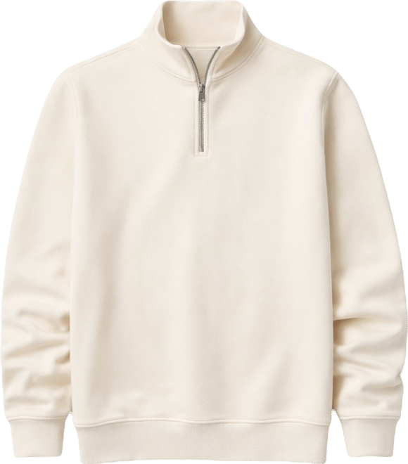 Men's Regular-Fit Cotton Zipper Sweatshirt