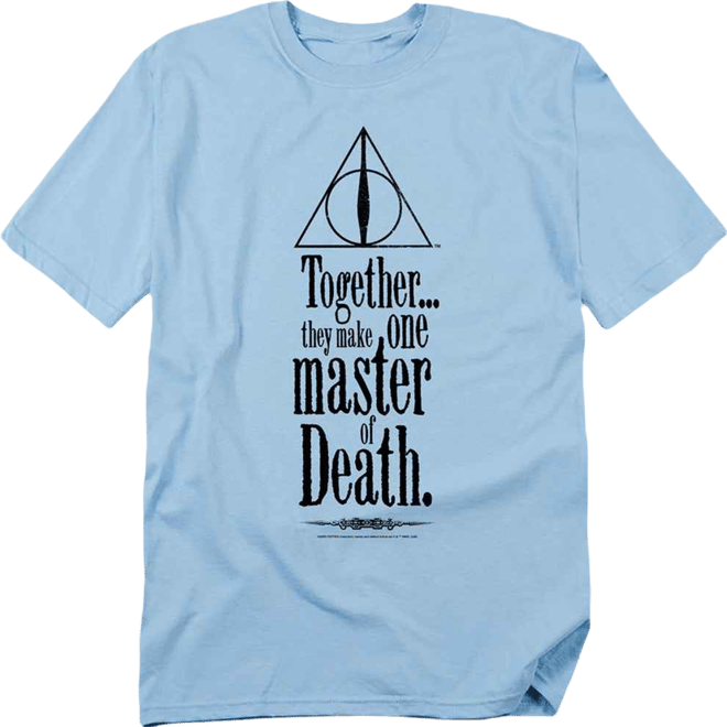 Men'sTogether They Make One Master Of Death T Shirt