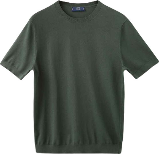 Men's Cotton Fine-Knit T-Shirt