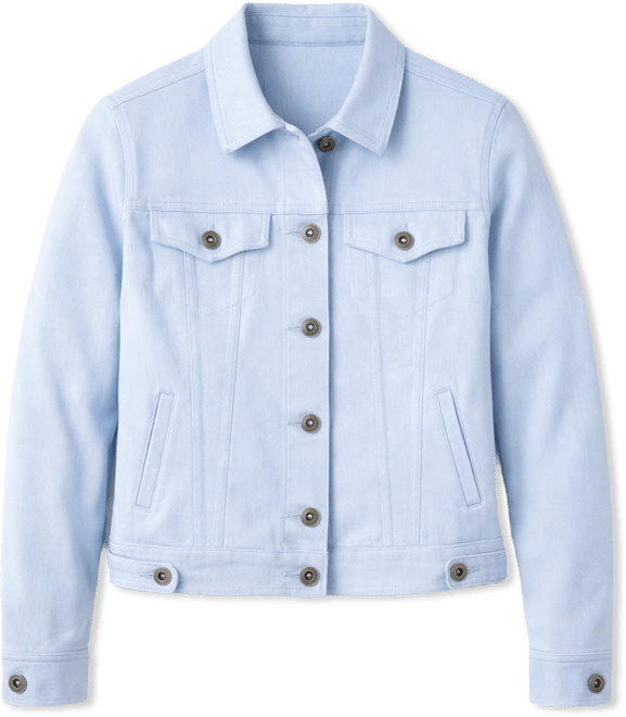 Petite Classic Denim Jacket, Created for Macy's