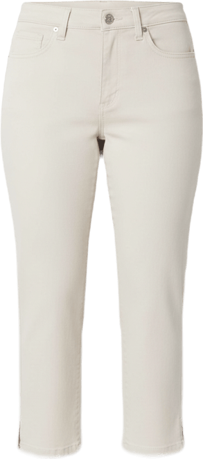 Women's Amanda Printed Slit Capri Jeans