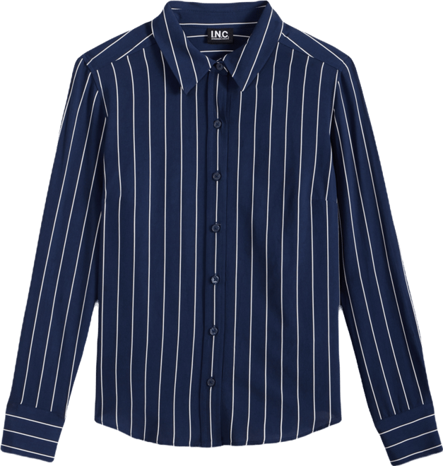 Petite Striped Shirt, Macy's Exclusive