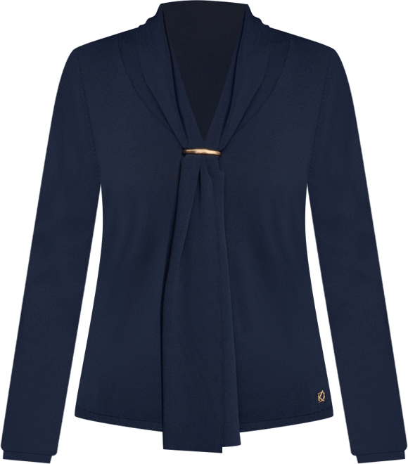 Women's Long-Sleeve V-Neck Sweater