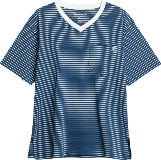 Women's Brave Soul Oversized Striped T-Shirt