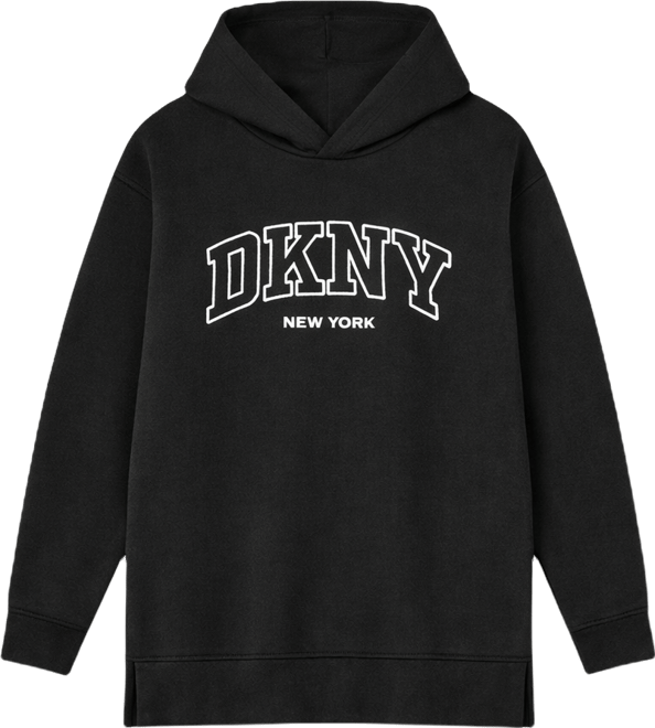 Women's 3D Puff Applique Varsity Logo Oversized Hoodie