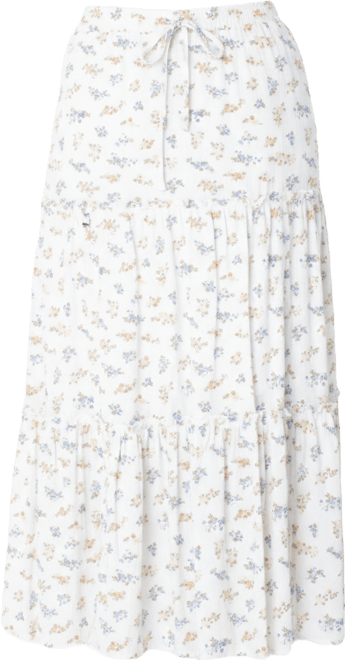 Juniors' Tiered Maxi Skirt