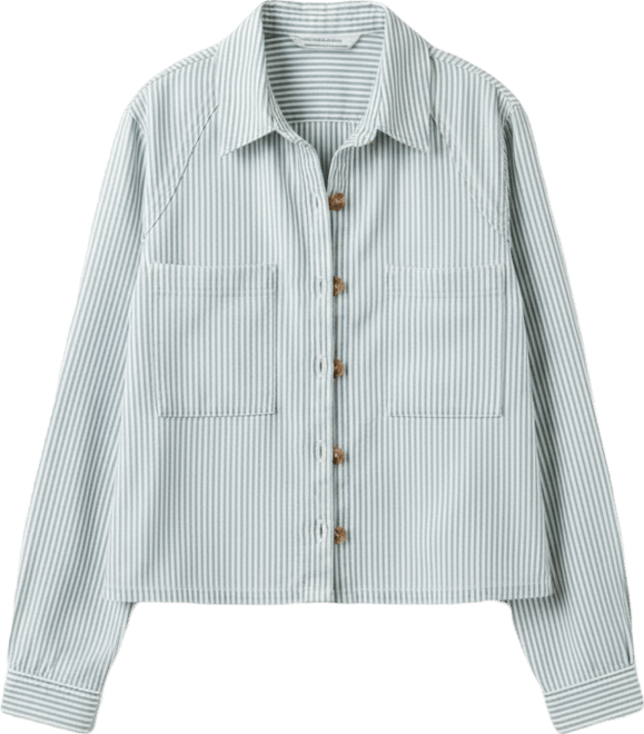 Women's Long-Sleeve Utility Crop Top