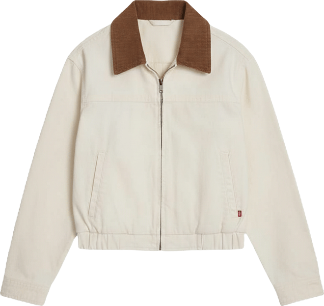 Women's Zip-Front Laydown Collar Coat