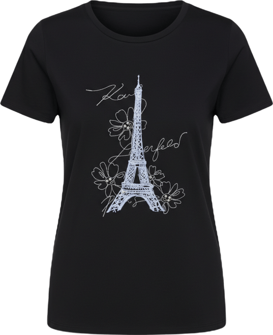 Women's Crewneck Eiffel Tower T-Shirt