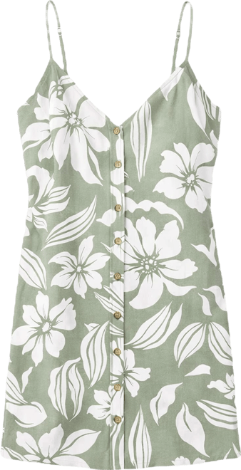 Women's Atlee Floral Button-Front Mini Dress