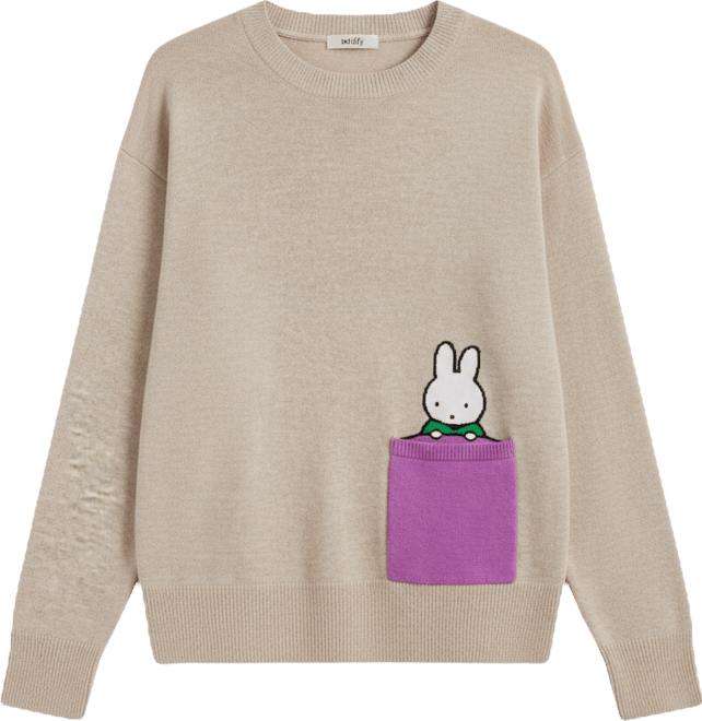 Women's Miffy Peek-Pocket Sweater