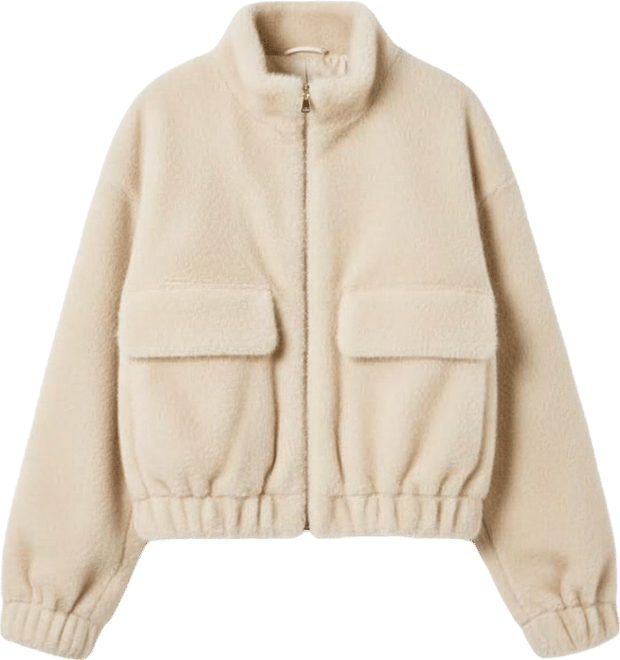 Women's Faux Fur Bomber Jacket