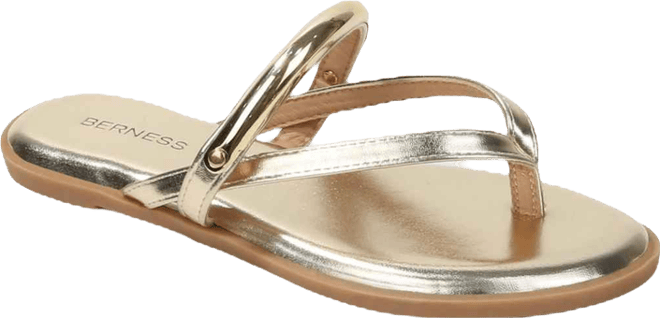 women's Kara Metal Ring Thong Sandals
