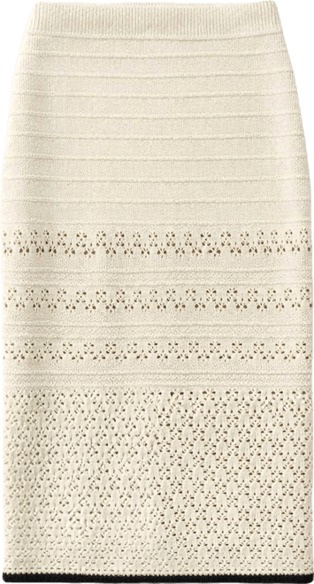 Women's Capri Sunset Beige Midi Skirt