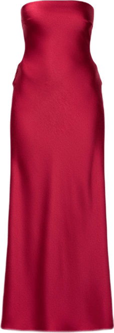 Women's Regal Rising Satin Maxi Dress