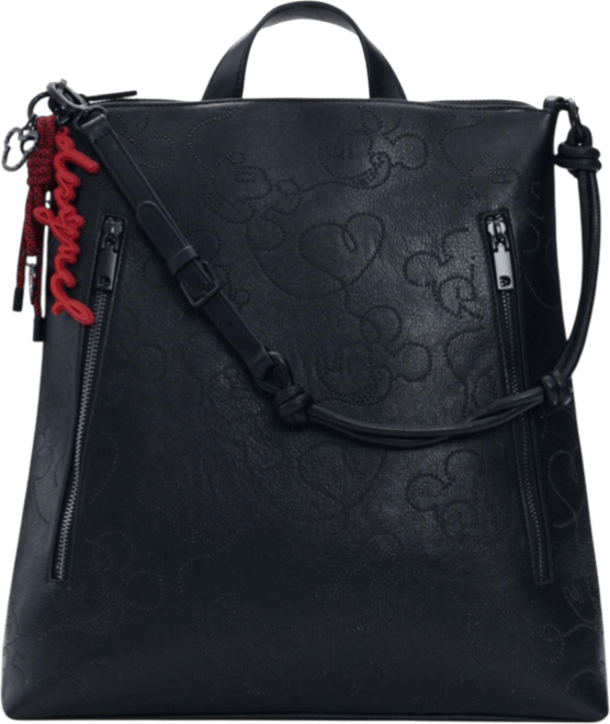 Women's Medium backpack with Mickey Mouse appliques