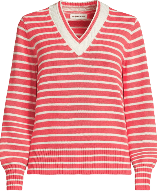 Women's Drifter Set in Sleeve Vneck Sweater