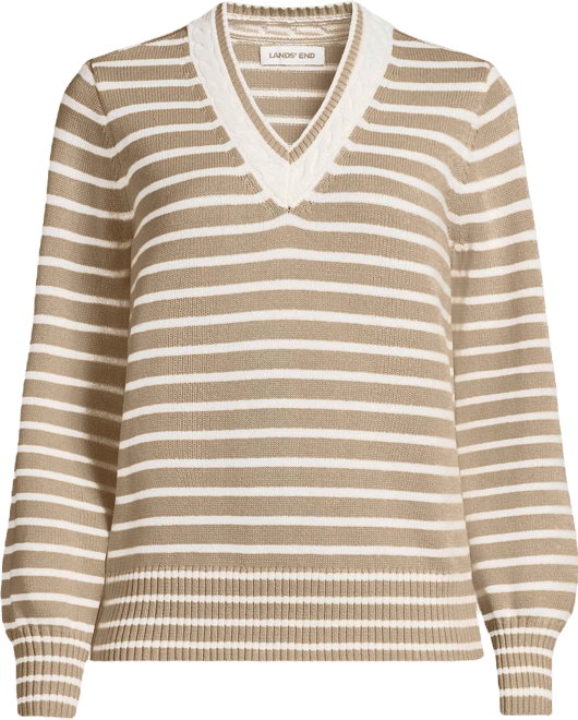 Women's Drifter Set in Sleeve Vneck Sweater
