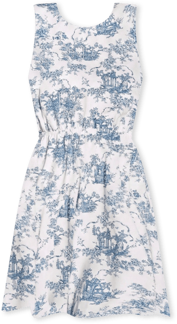 Women's Duchess Toile Mini Beach Dress