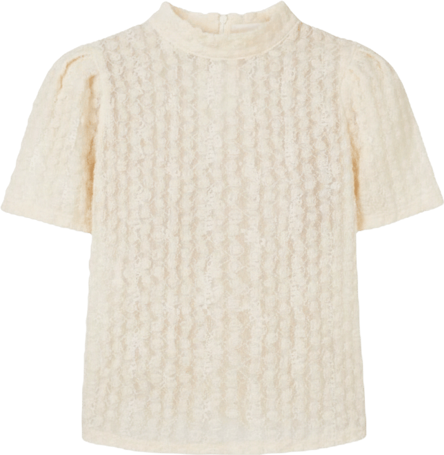 Women's Textured Mock Neck Top