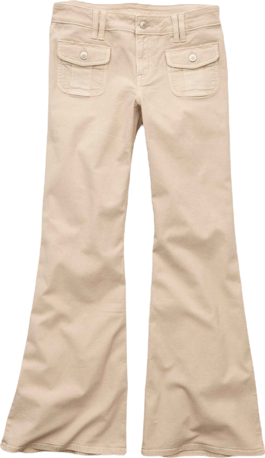 AE Stretch Low-Rise Flare Pant | American Eagle