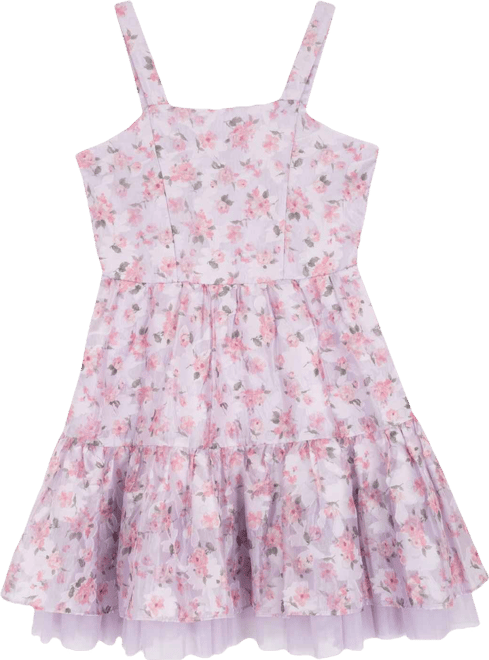 Girls' 7-16 Floral Print Dress