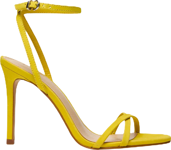 JYPSEY Yellow Strappy Stiletto Women's Heel – Steve Madden