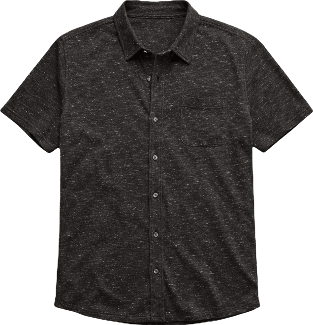 Men's Short-Sleeve Linen Knit Shirt