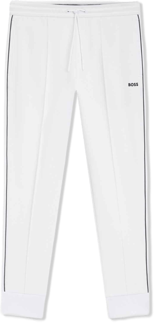 Boss by  Men's Piped-Detail Cotton-Blend Tracksuit Bottom Pants
